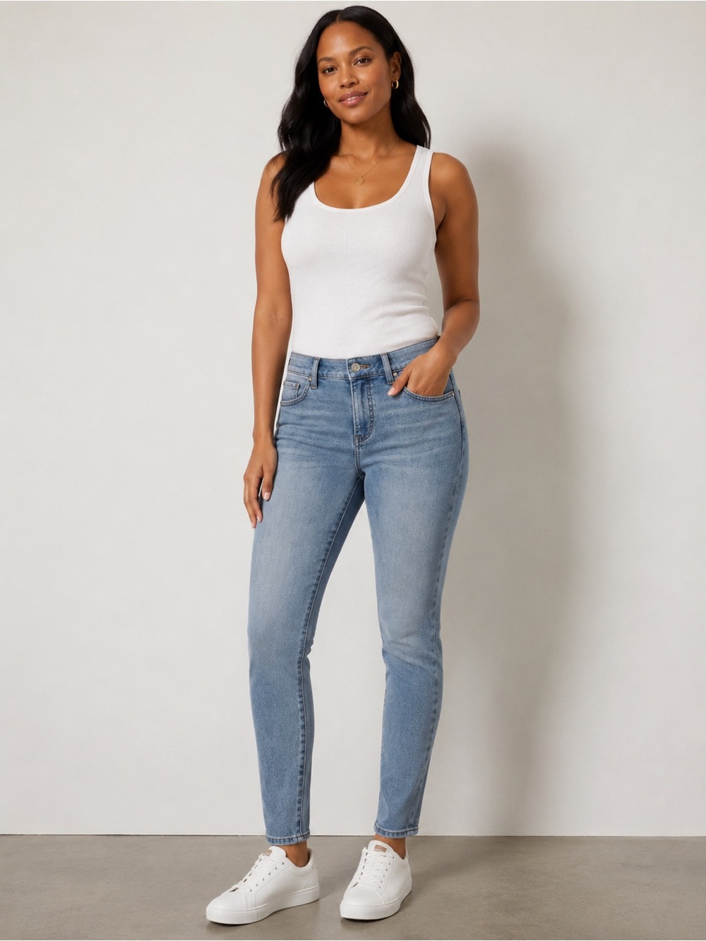 Express Light Blue Skinny Jeans